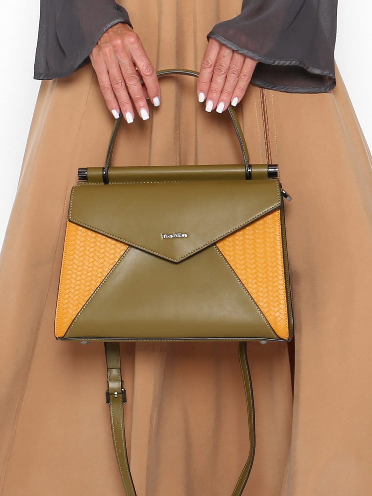 Bolso Reversible Caqui — foto 6