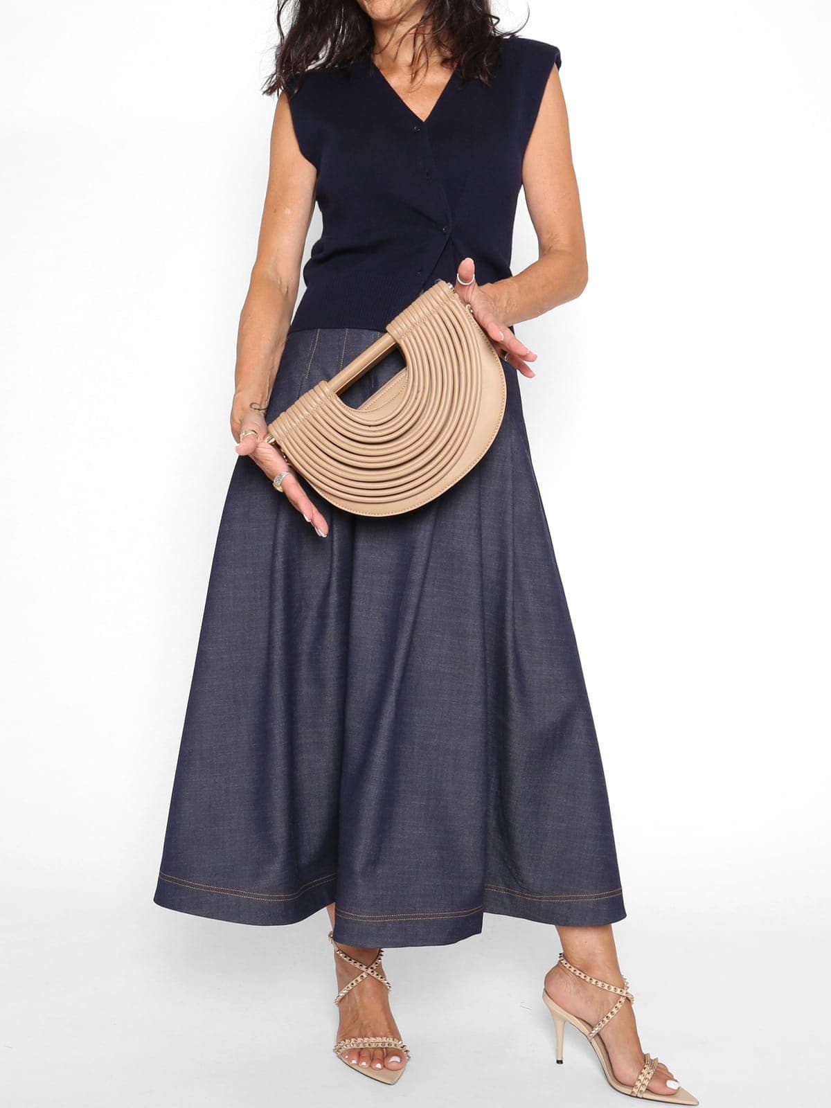Bolso Tiras Crema — foto 2