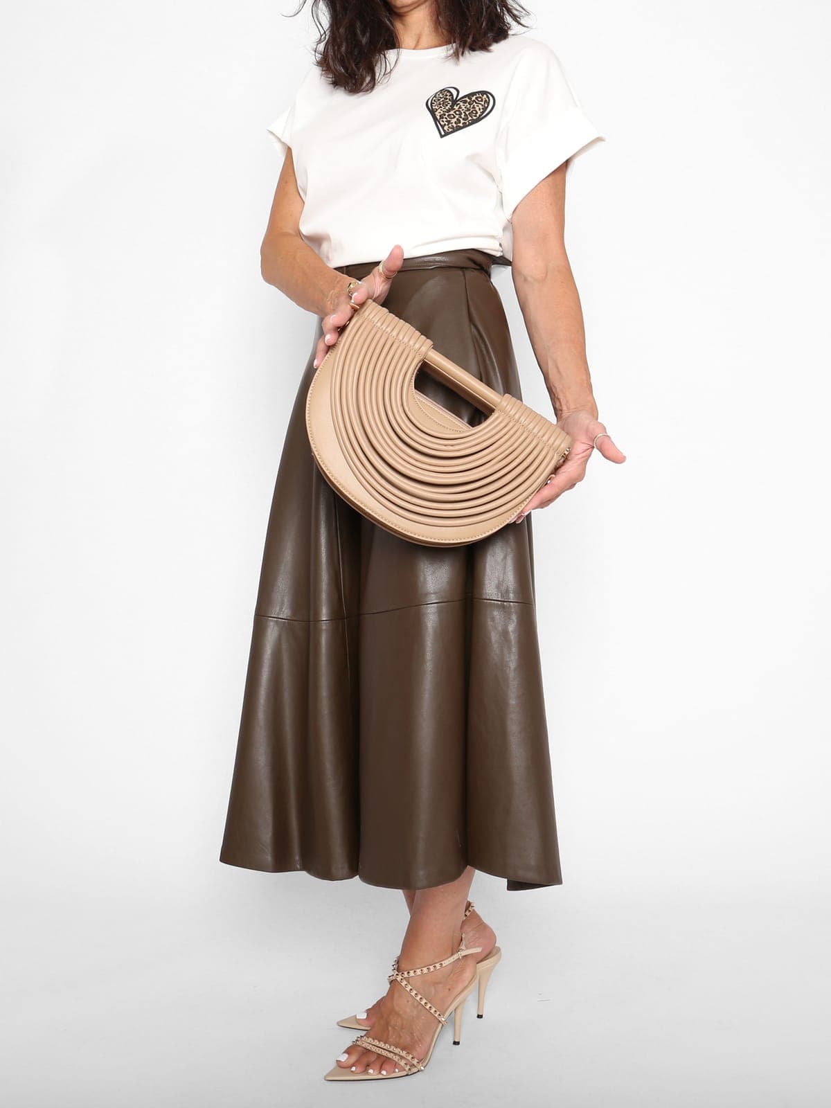 Bolso Tiras Crema — foto 5