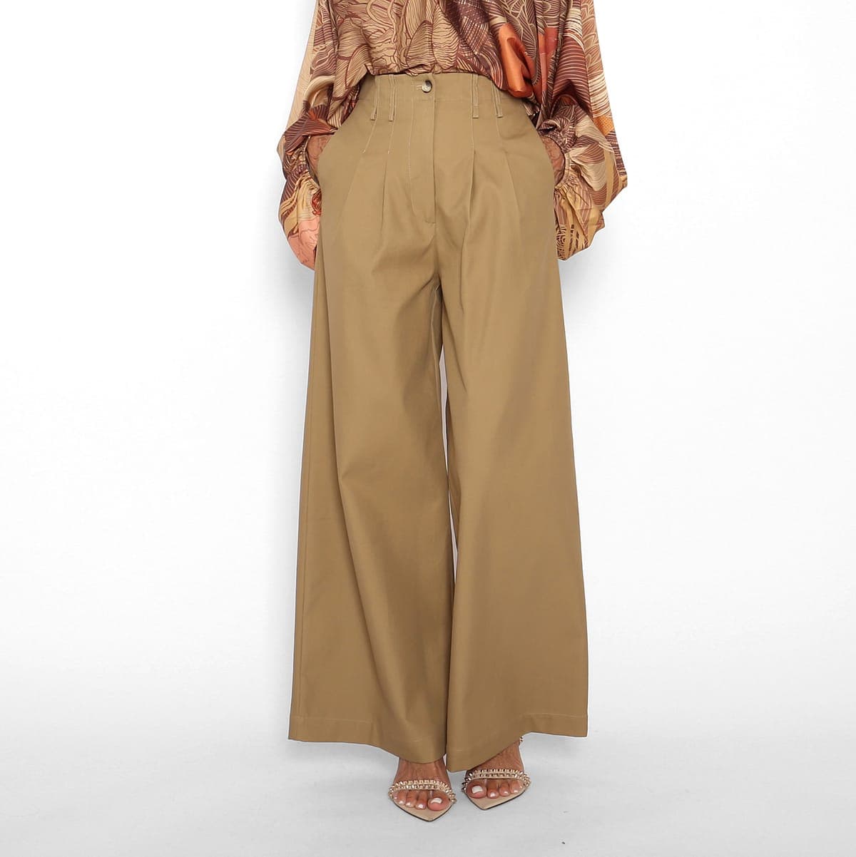 Pantalón Gabardina Camel