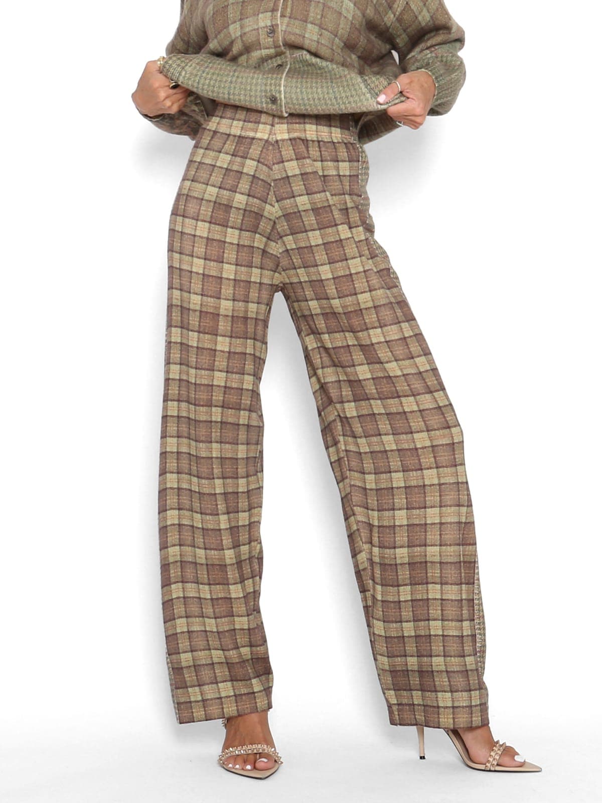Pantalón Punto Cuadros