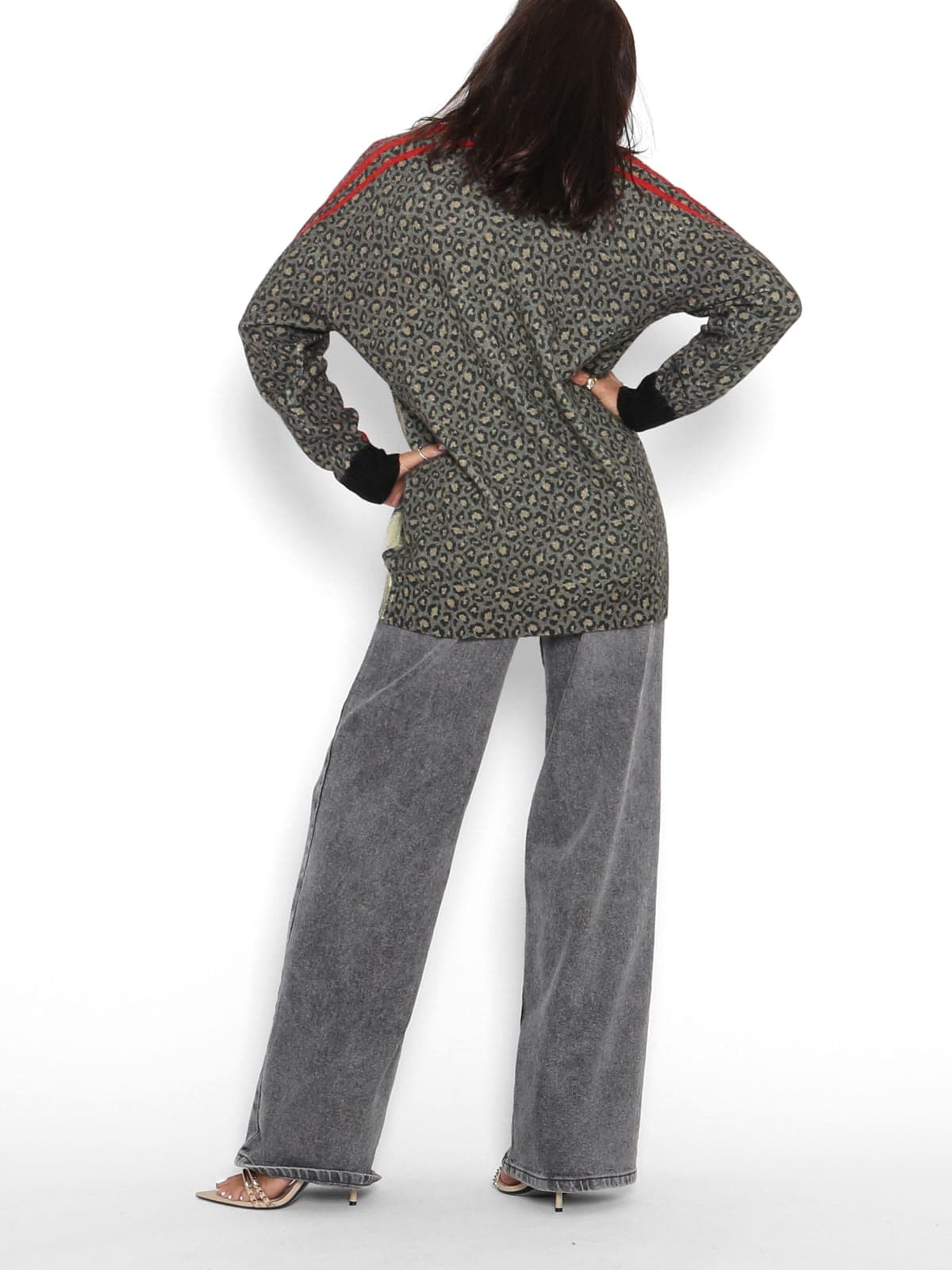 Chaqueta Punto Reversible Animal Print — foto 2