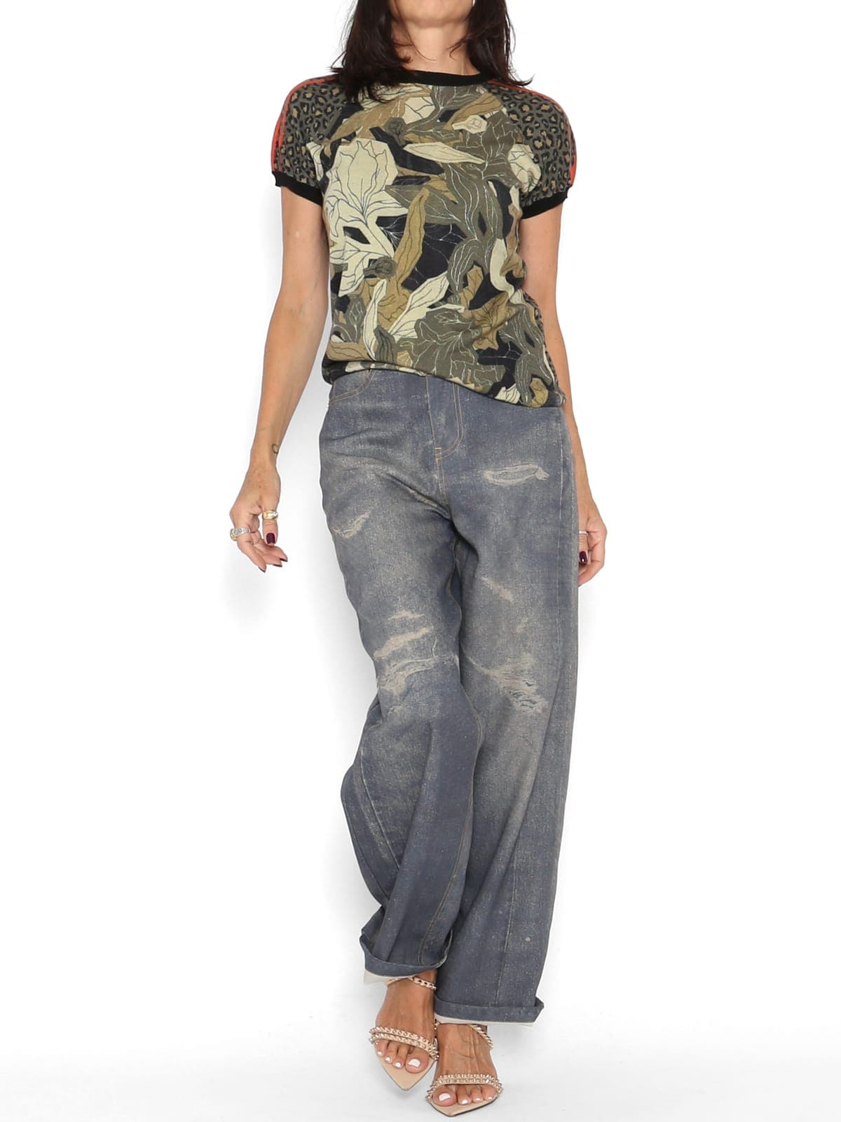 Jersey Punto Reversible Animal Print — foto 3