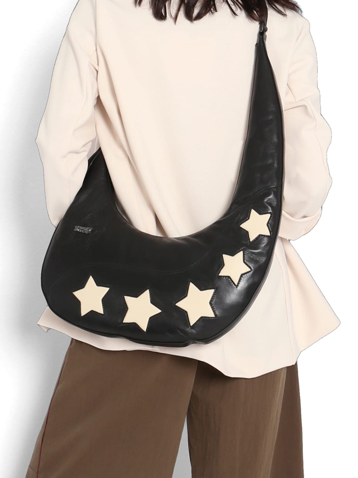Bolso Piel Bandolera Negro