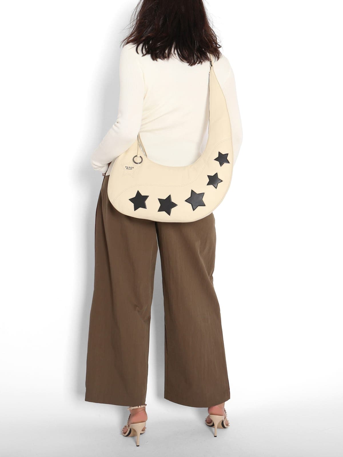 Bolso Piel Bandolera Marfil — foto 2