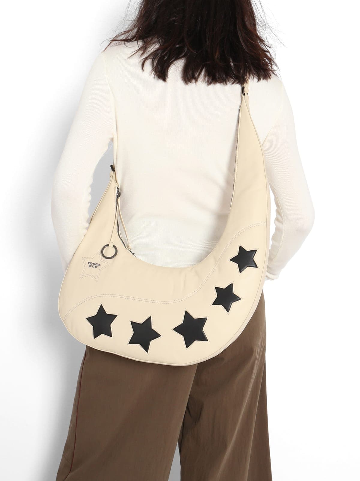Bolso Piel Bandolera Marfil — foto 3